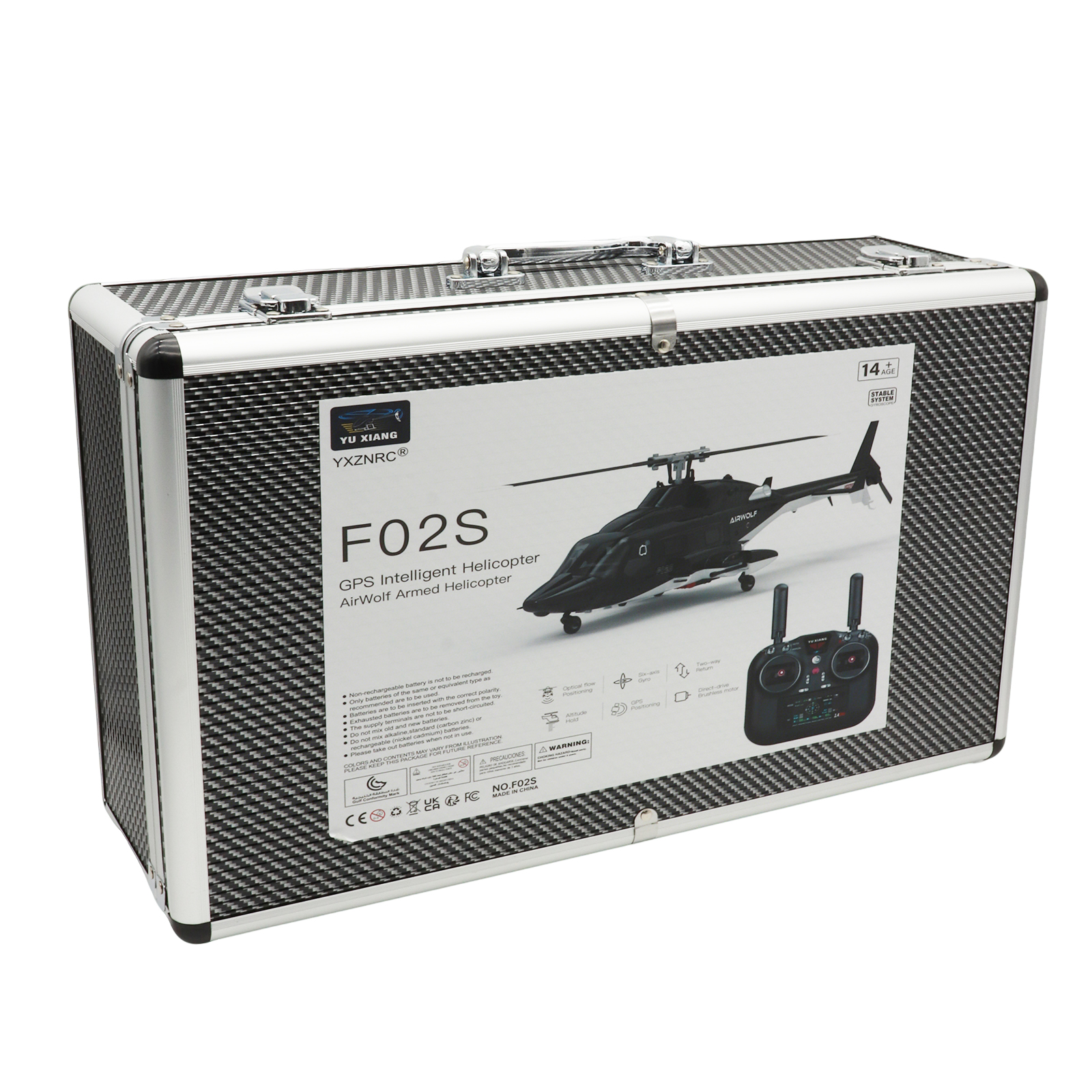 YUXIANG F02S Airwolf GPS Stabilized Helicopter - RTF