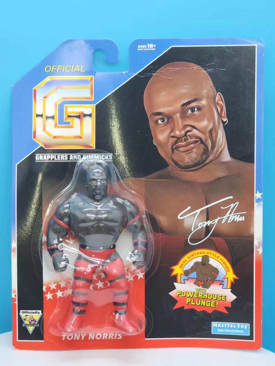 Hasttel Toy Grapple and Gimmicks Ahmed Johnson Tony Norris