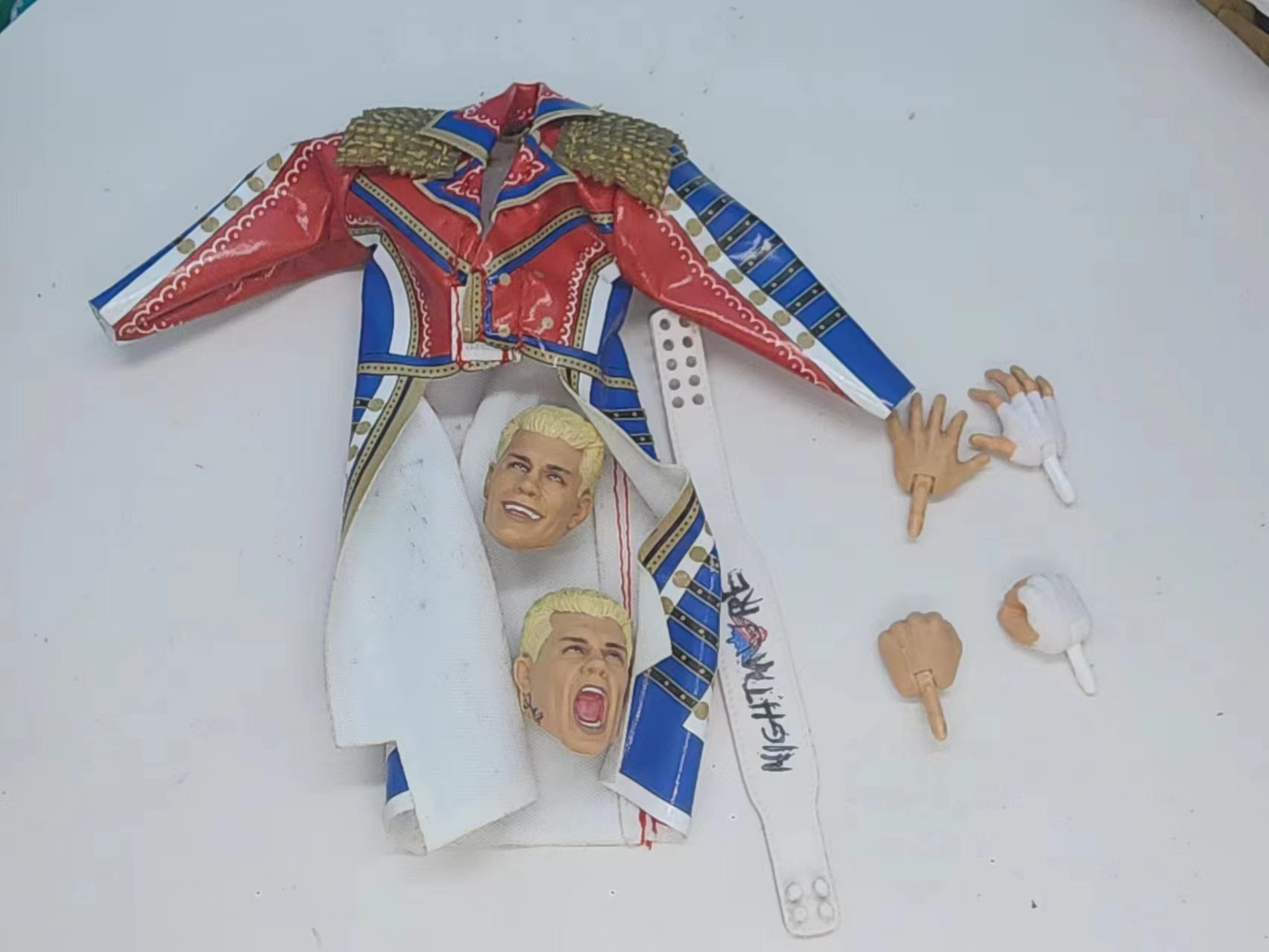WWE Mattel Accessories Ultimate Edition Cody Rhodes Set