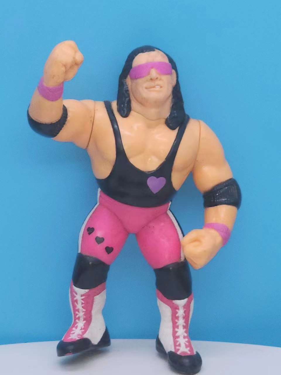 WWF Hasbro Bret Hitman Hart Purple Heart(Damage)
