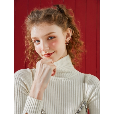 🎄CHRISTMAS PRE-SALE🔔 Exquisite bow bell earrings