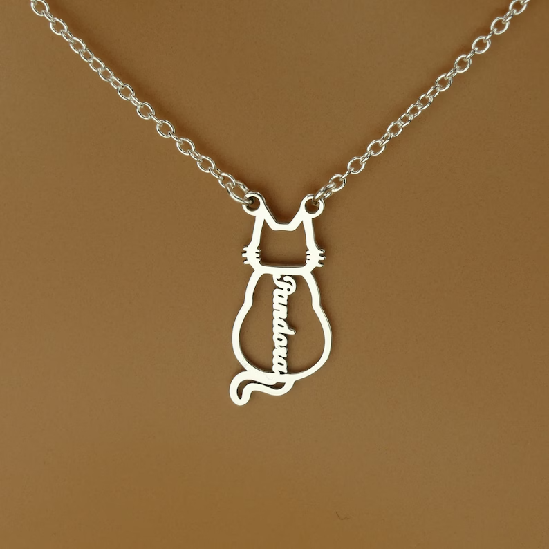 💐Mother's Day Pre-sale💝Personalised Cat Name Necklace