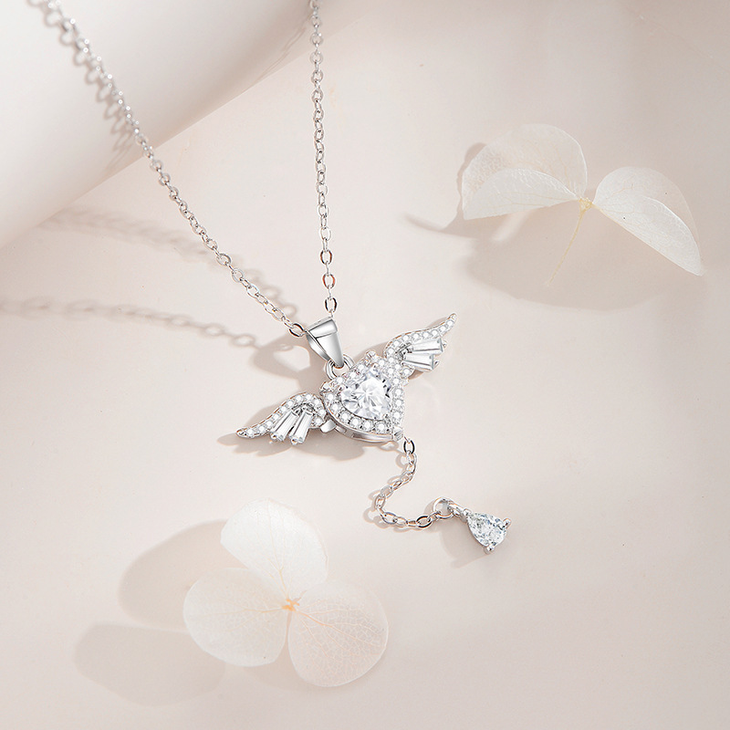 CUPID’S HEART STERLING SILVER NECKLACE