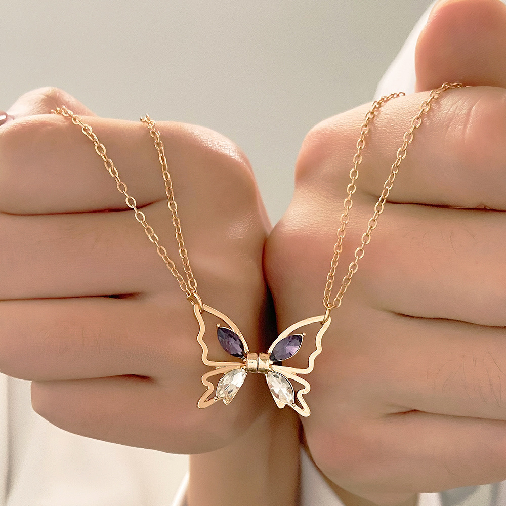 For Friendship - Butterfly Magnetic Necklace