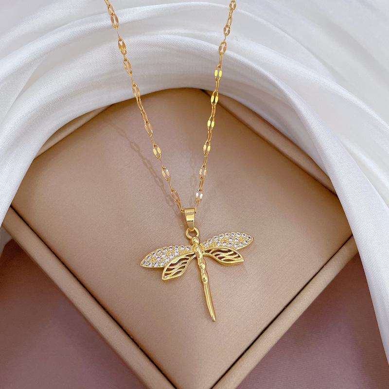 🎁CHRISTMAS PRE SALE🔥- Wispy Dragonfly Necklace