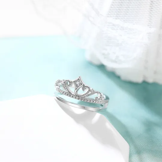 For Granddaughter - Straighten Your Crown 2-in-1 Crown Ring