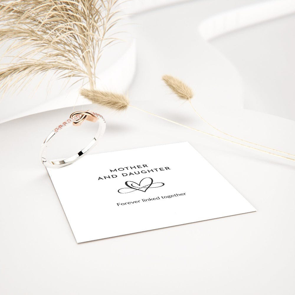 To My Granddaughter "Forever Linked Together"  Ring