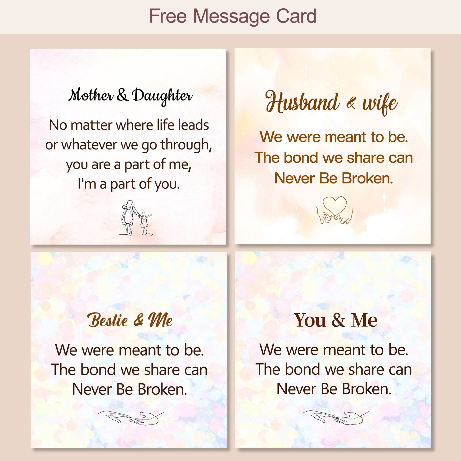 Custom Two Initial Interlocking Bracelet