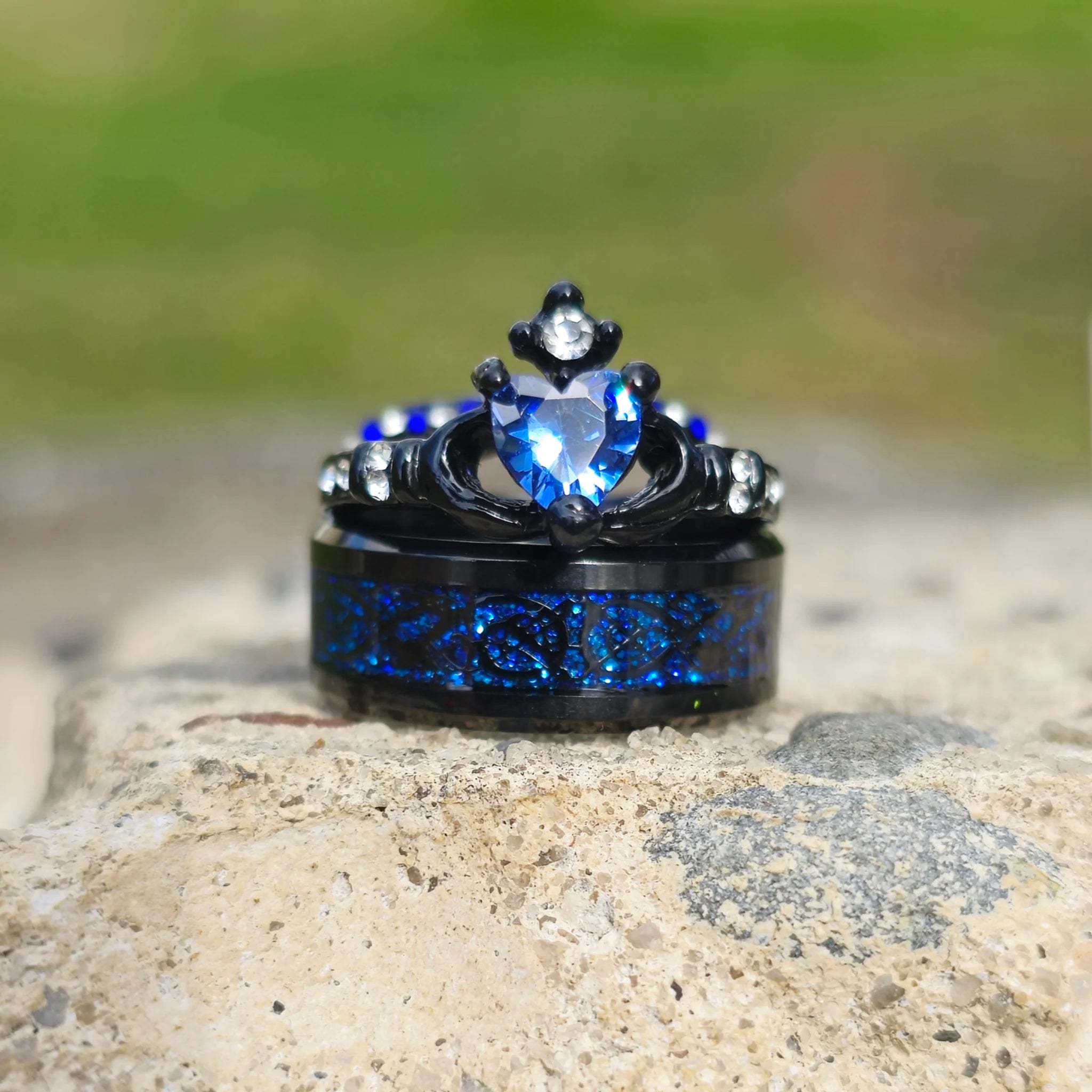 Bluefire Eternity Promise Ring