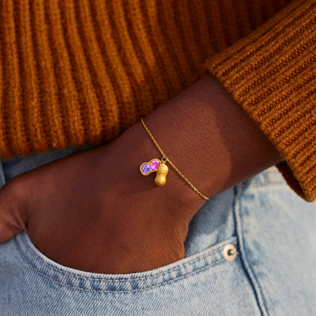 💐Mother's Day Pre-sale💝We Are Besties Birthstone Peanut Bracelet