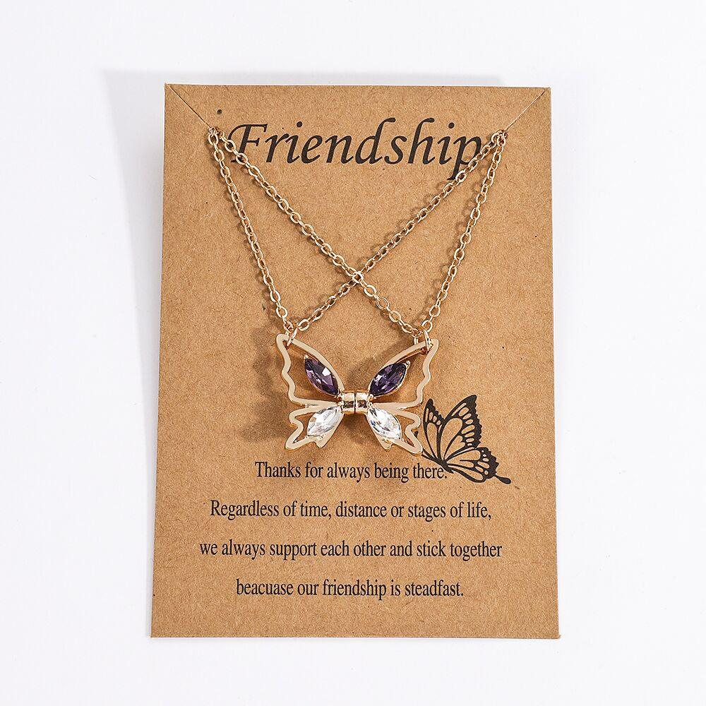 For Friendship - Butterfly Magnetic Necklace