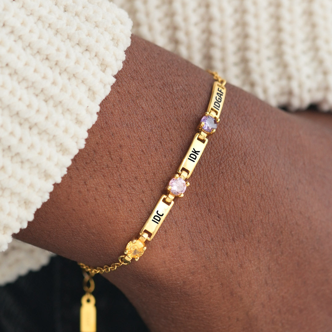 🎄Christmas Pre-sale🎁IDGAF Paperclip Bracelet