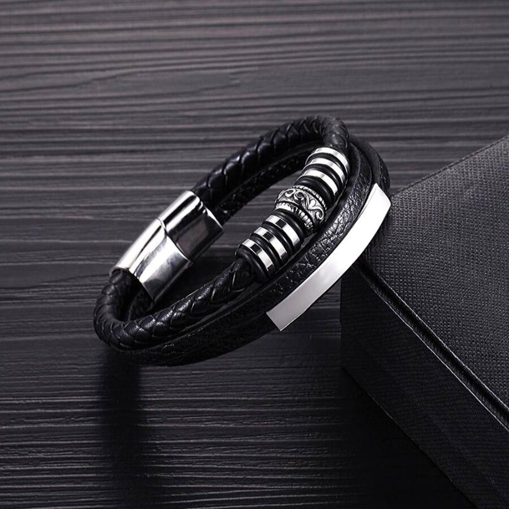 For Son - Laugh, Love, Live Vintage Bracelet