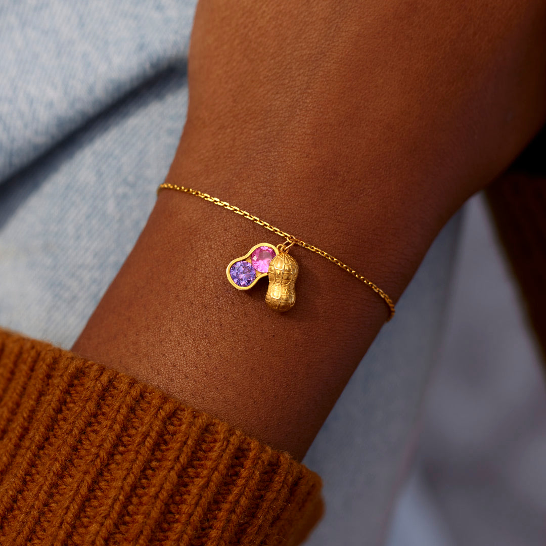 💐Mother's Day Pre-sale💝We Are Besties Birthstone Peanut Bracelet