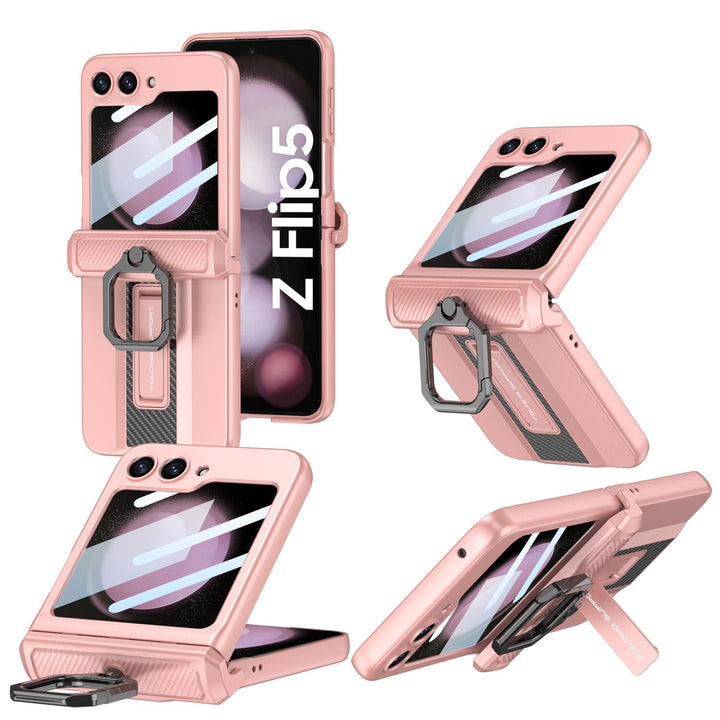 ARMOR CASE WITH RING HOLDER & MAGNETIC HINGE PROTECTIVE FOR SAMSUNG GA