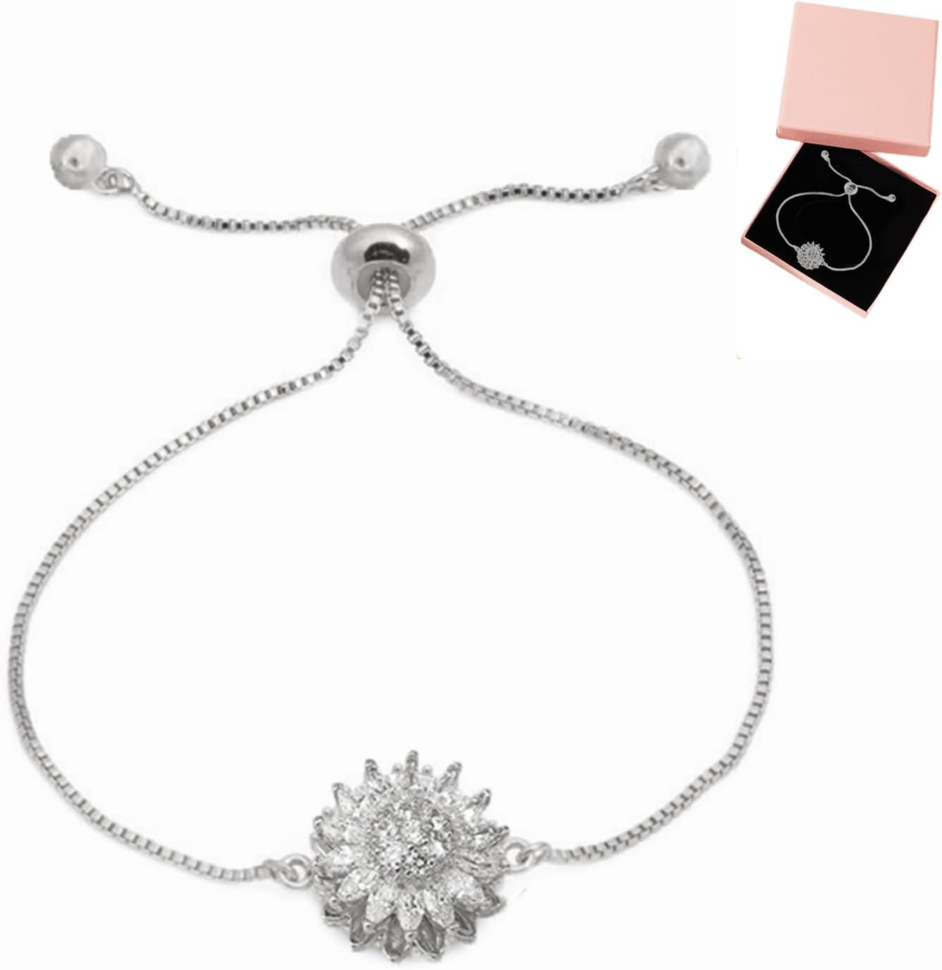 Spinning Sunflower Bracelet for Mom & Grandma | A Gift of Sunshine and Love