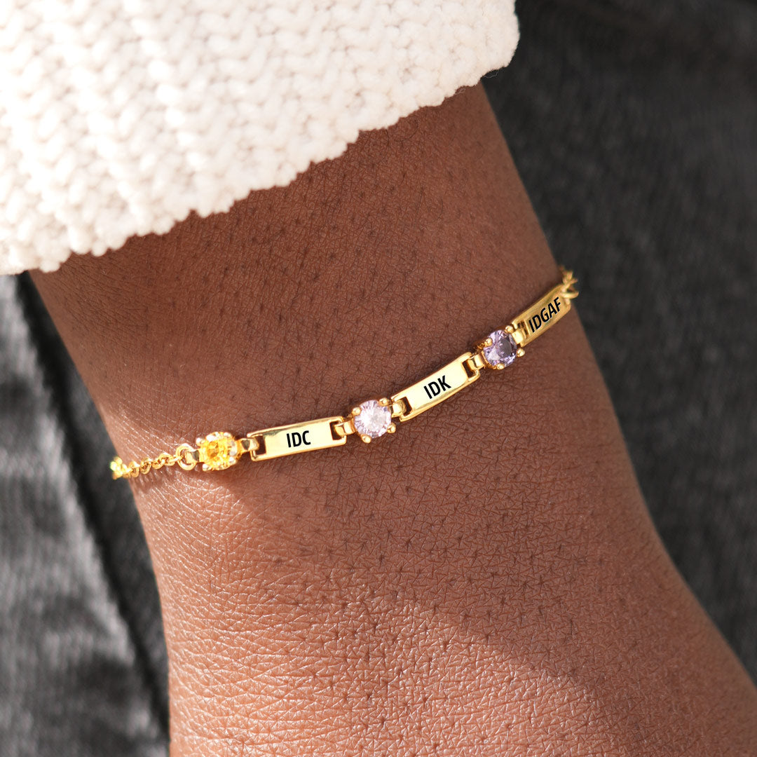 🎄Christmas Pre-sale🎁IDGAF Paperclip Bracelet