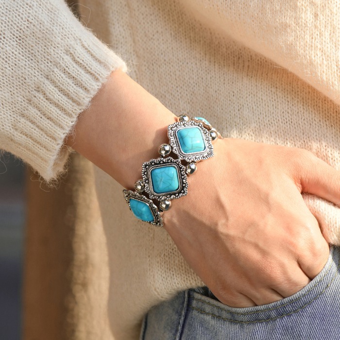 🎄CHRISTMAS PRE-SALE🎁 You Either Win Or Learn Turquoise Bracelet