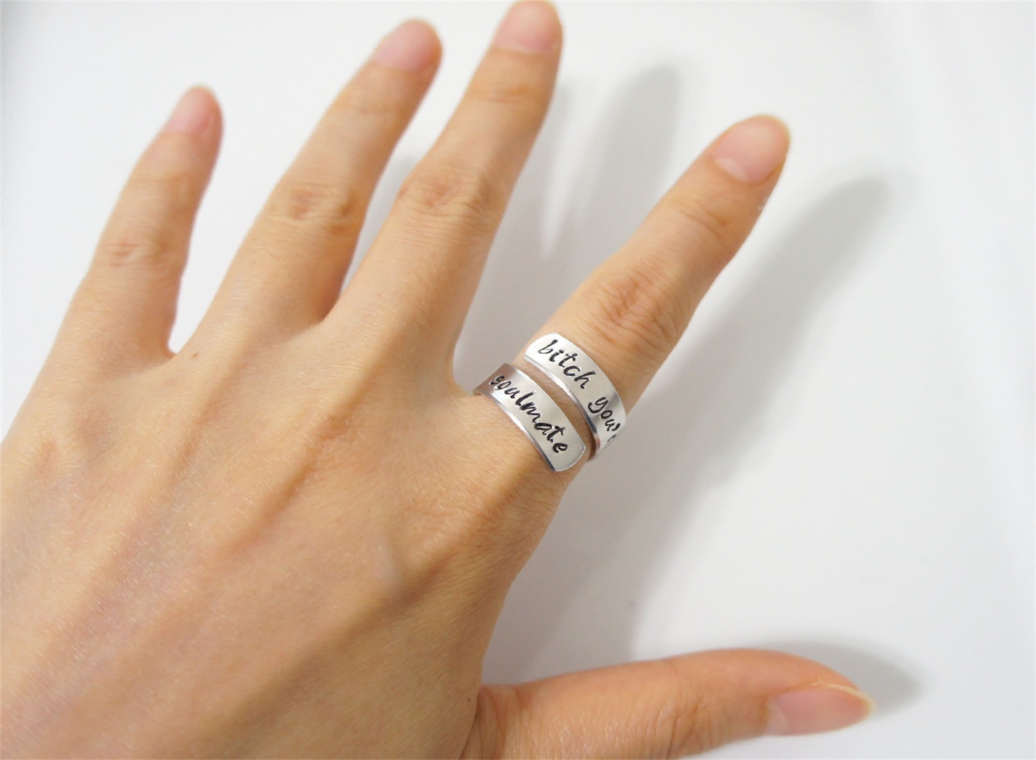 Interesting Inspirational Gift. Motivational Ring. Wrap Ring-belovejewel.com