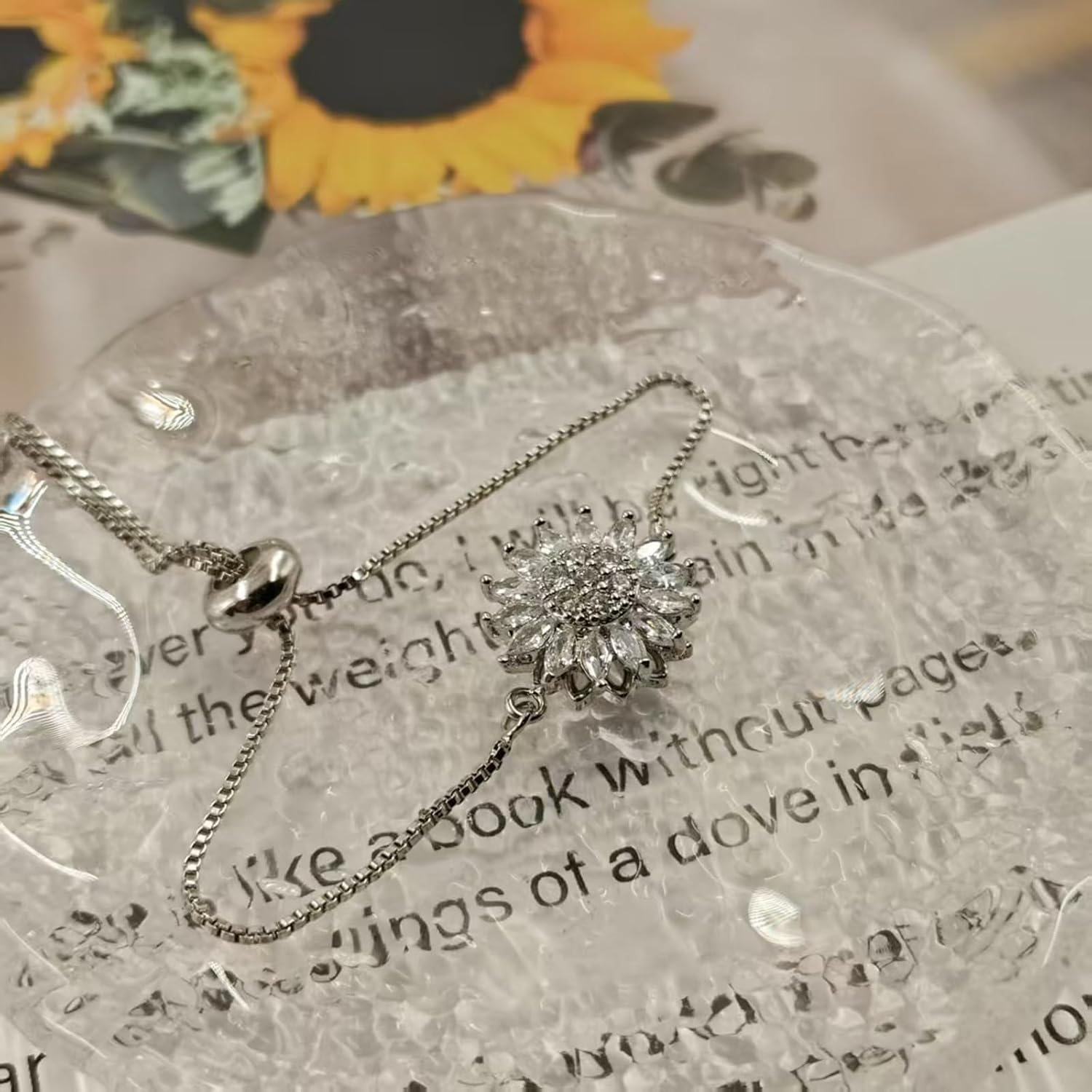 Spinning Sunflower Bracelet for Mom & Grandma | A Gift of Sunshine and Love