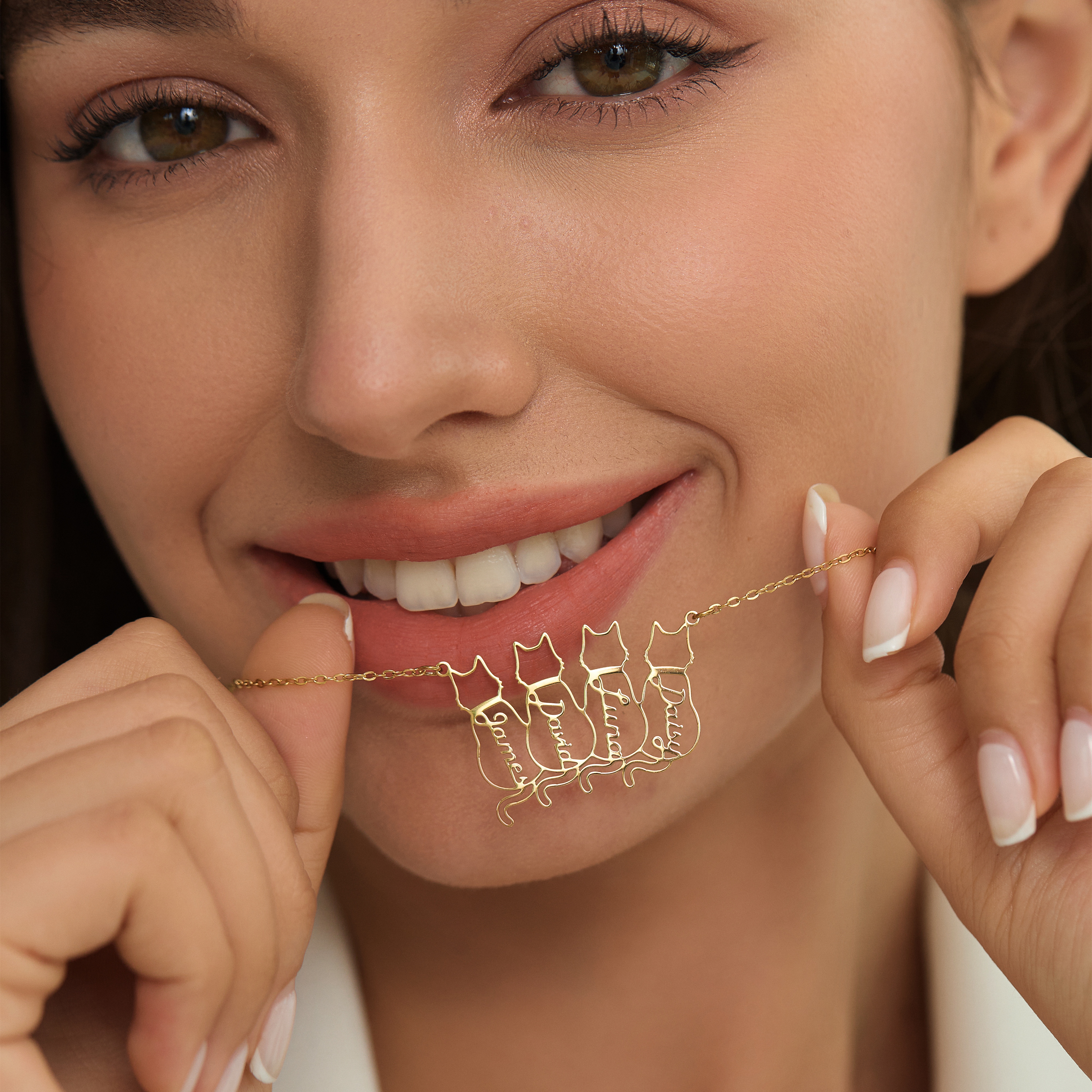 💐Mother's Day Pre-sale💝Personalised Cat Name Necklace