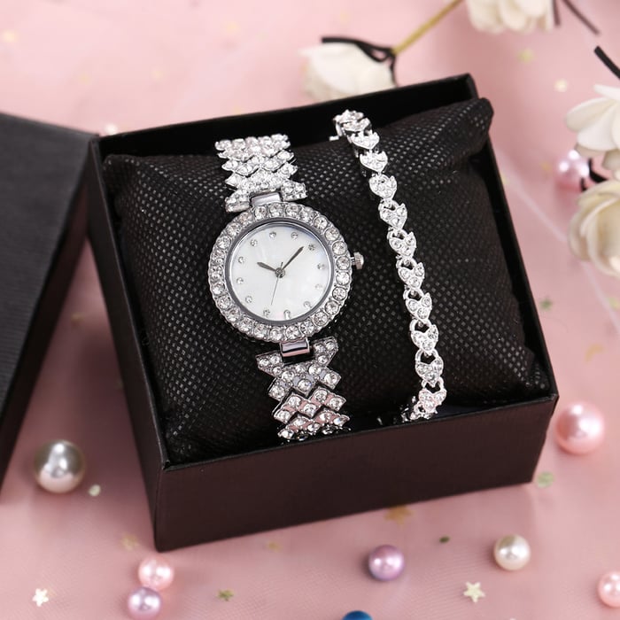 Luxury Women platinum Watch