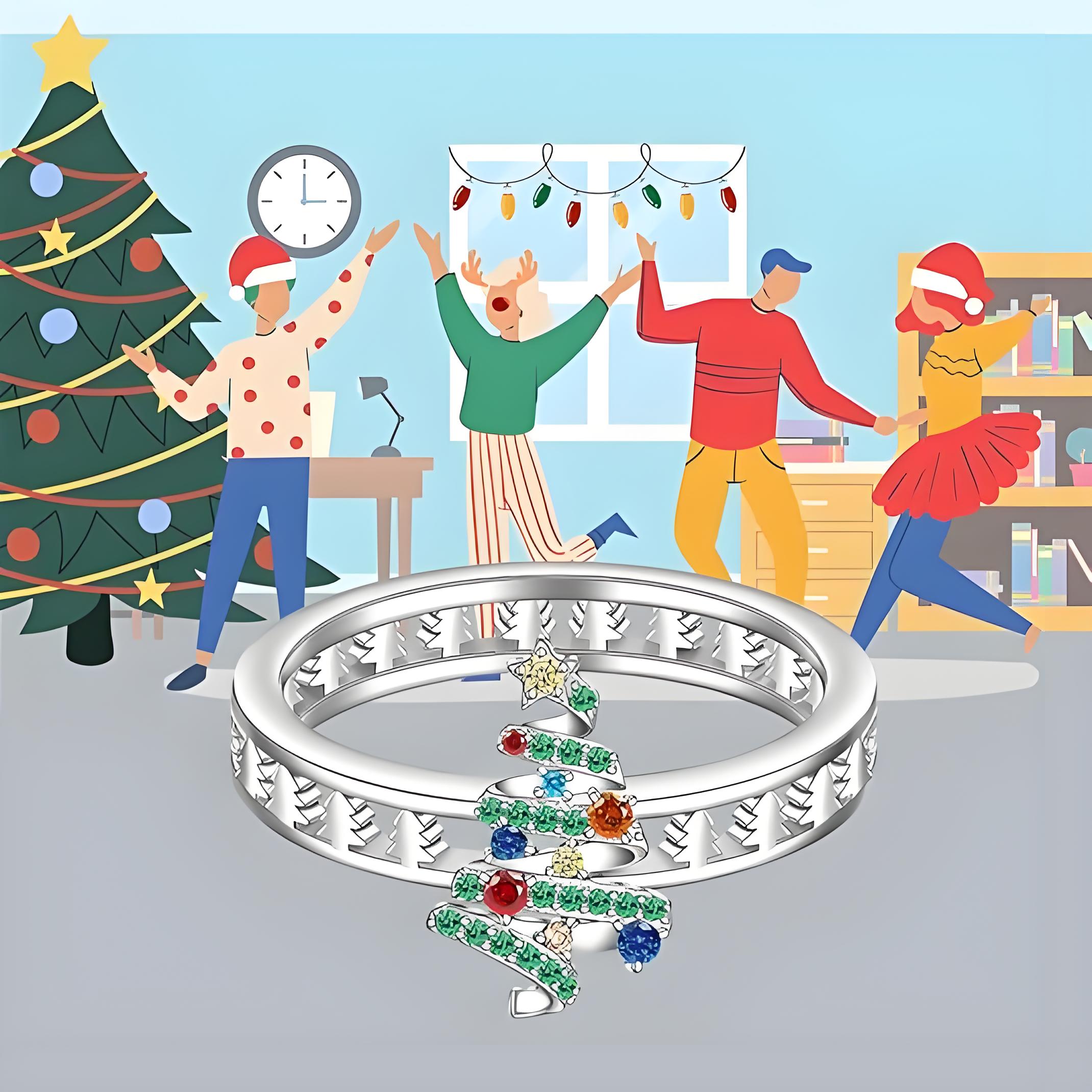 🎄Hot Sale✨Christmas Tree Ring