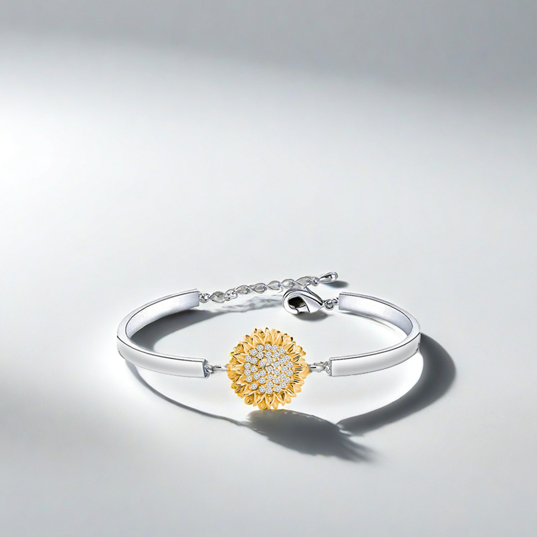 For Granddaughter - Sunflower Three-section Bracelet