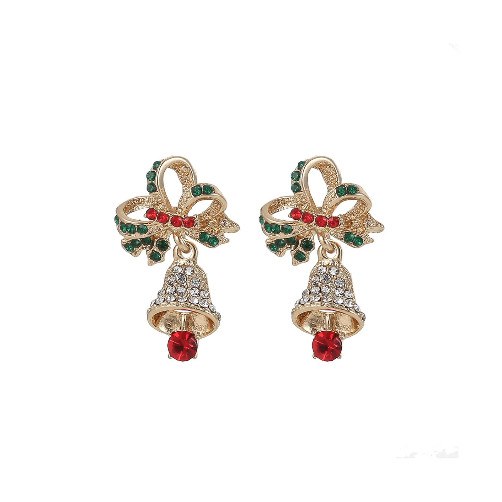 🎄CHRISTMAS PRE-SALE🔔Exquisite Full Diamond Christmas Earrings Colorf