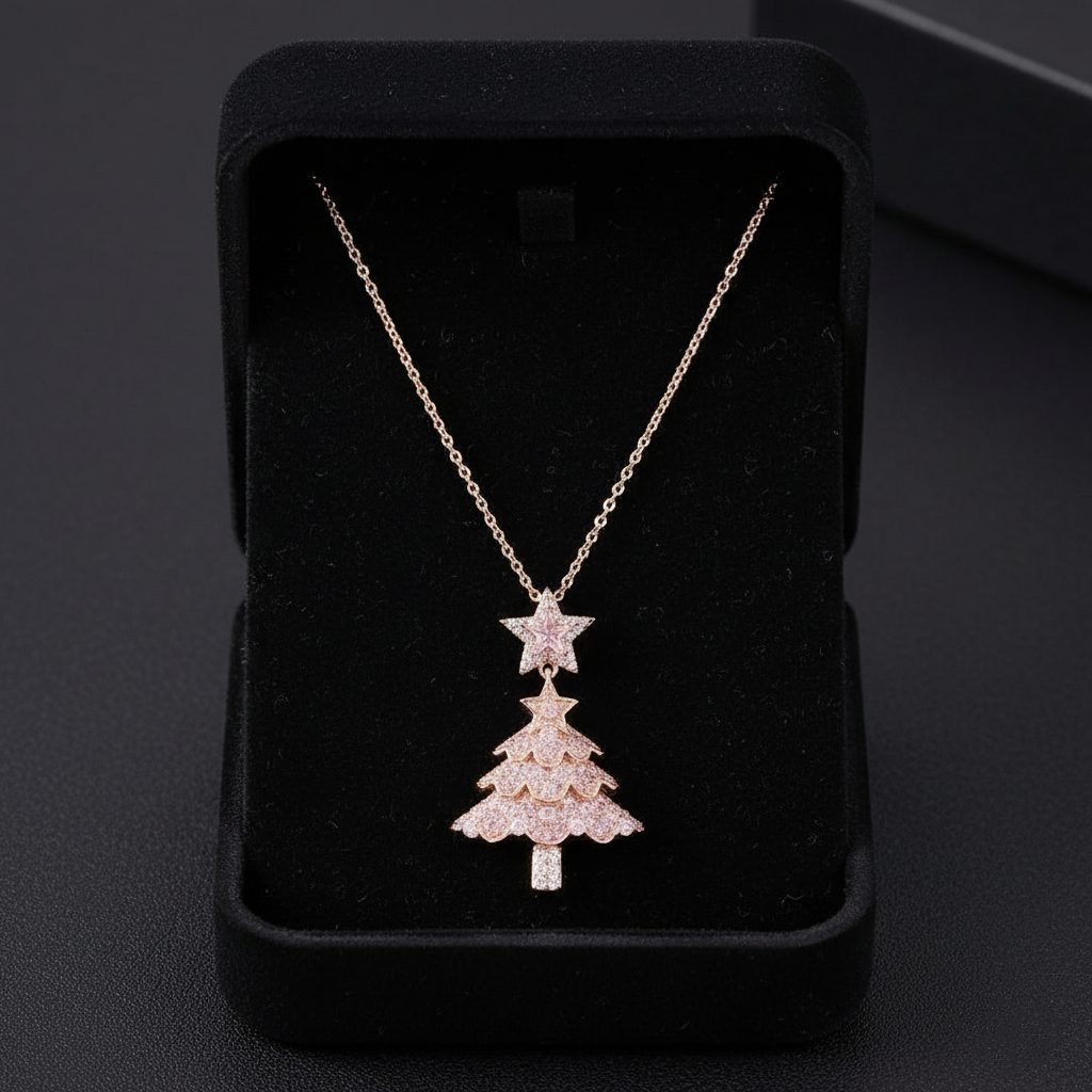 🎄Hot Sale✨Christmas Tree Necklace