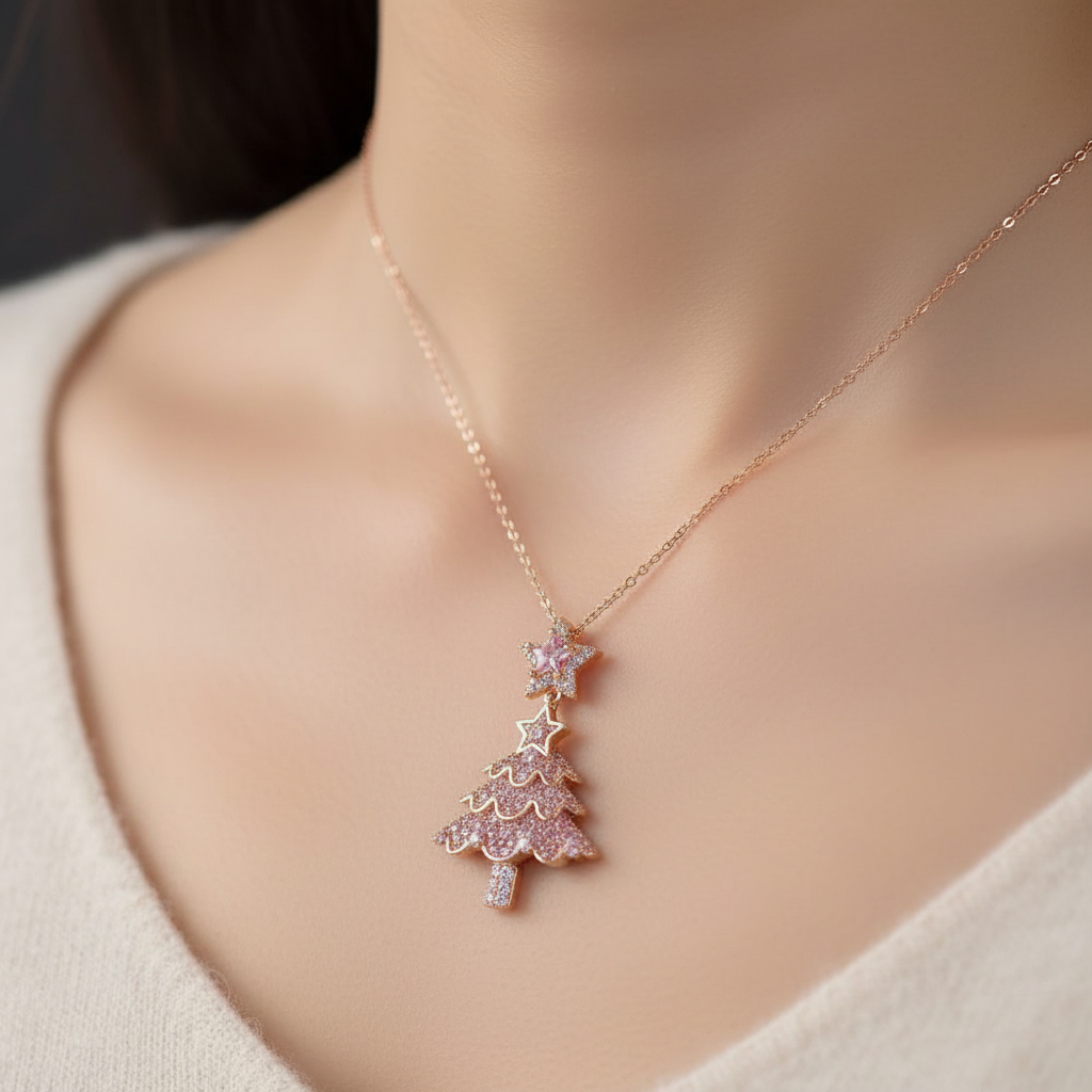 🎄Hot Sale✨Christmas Tree Necklace