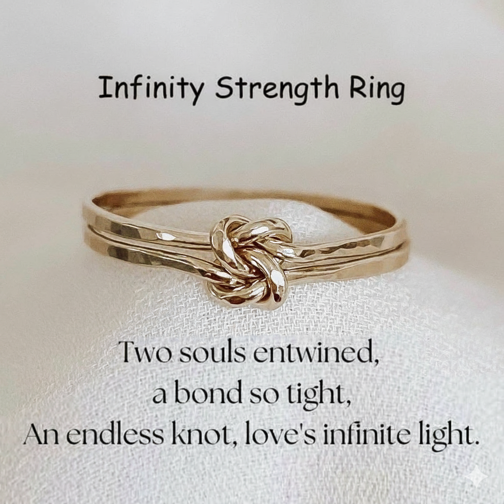 Double Strength Infinity Knot Ring