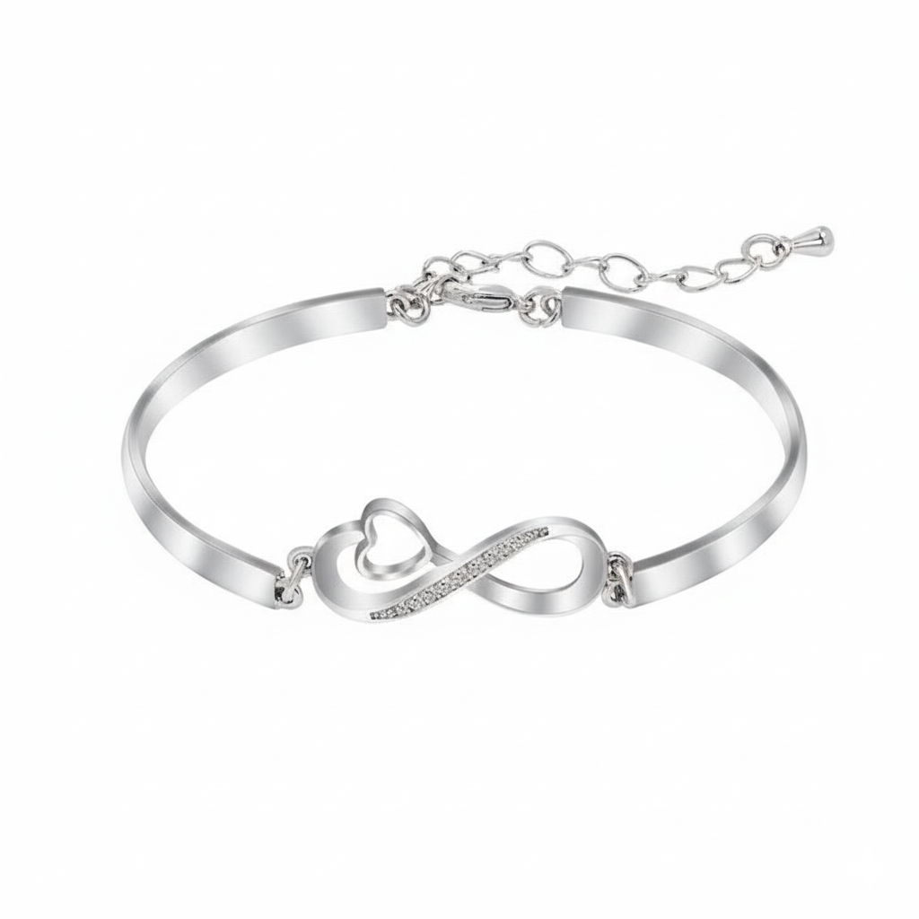 To My Granddaughter- Keep Me In Your Heart Infinity Bracelet