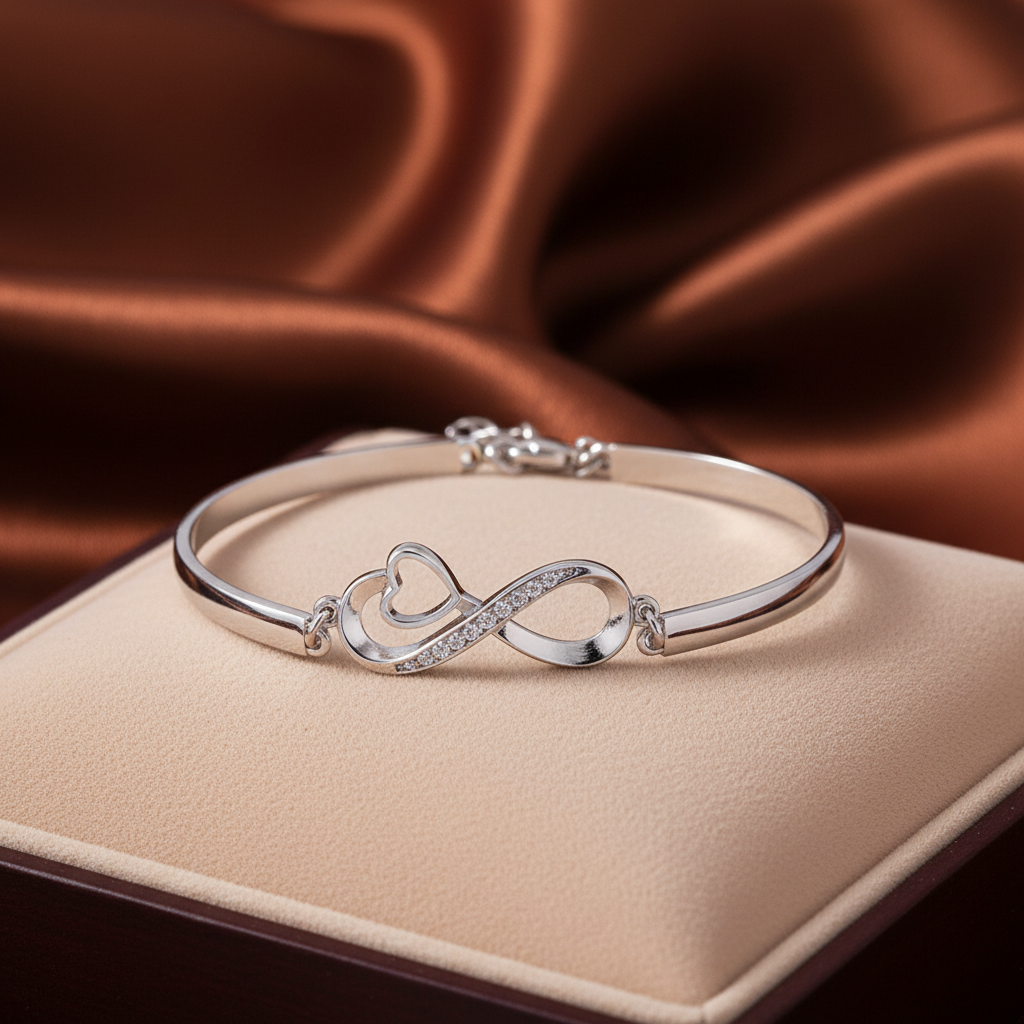 To My Granddaughter- Keep Me In Your Heart Infinity Bracelet