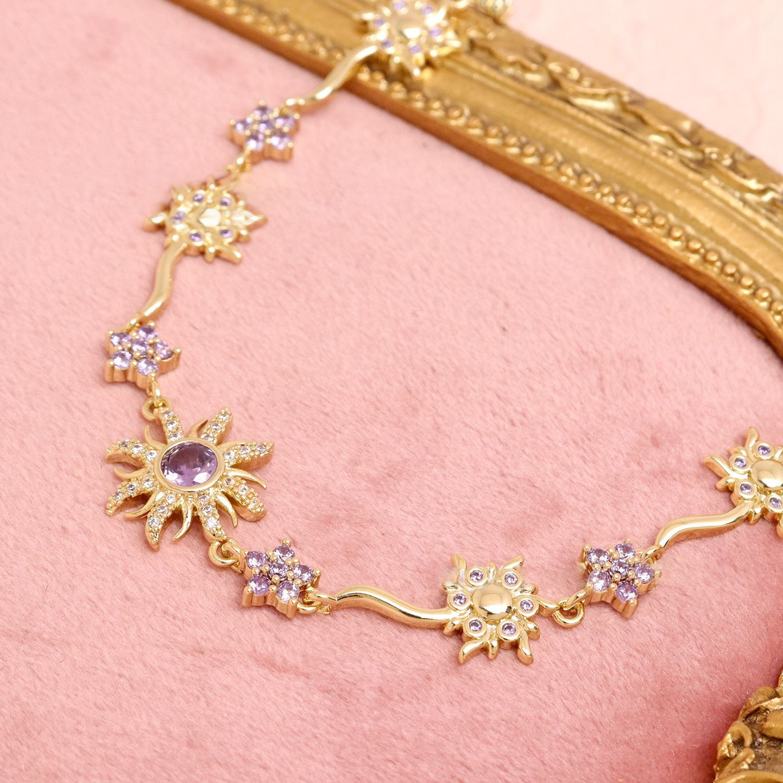 Sunflower Princess Gemstone Bracelet