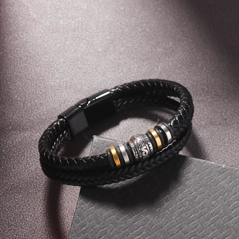 For Son - Laugh, Love, Live Vintage Bracelet