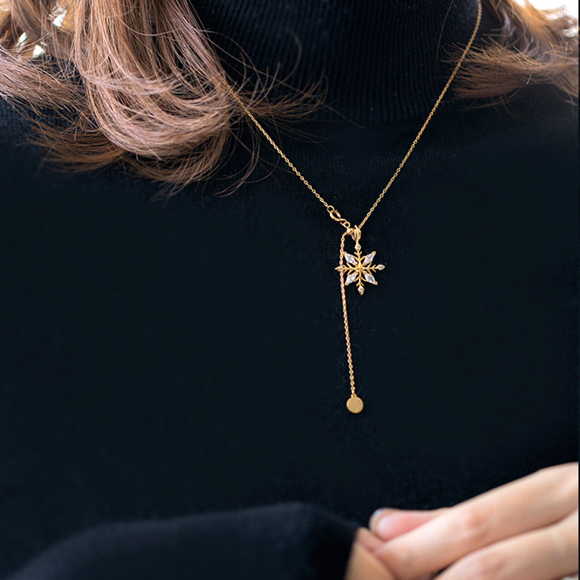 🎄CHRISTMAS PRE SALE 80% OFF❄Gold Snowflake Necklace