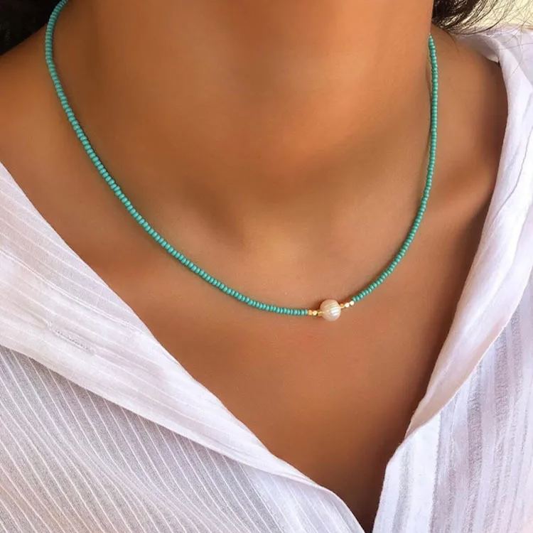 🌟 HOT SALE 🔥-FRESHWATER PEARL NECKLACE (4 COLOR OPTIONS)