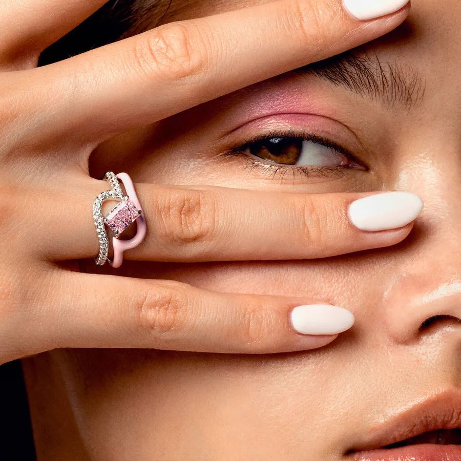 💐Mother's Day Pre-sale💝925 STERLING SILVER PAVÉ VAGUES RING