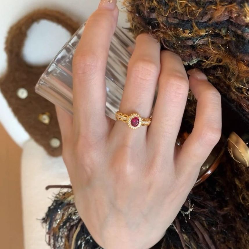 Vintage Ruby Ring – A Timeless Whisper of Elegance