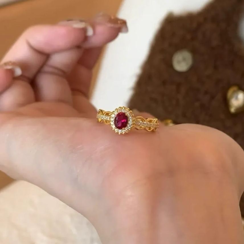 Vintage Ruby Ring – A Timeless Whisper of Elegance