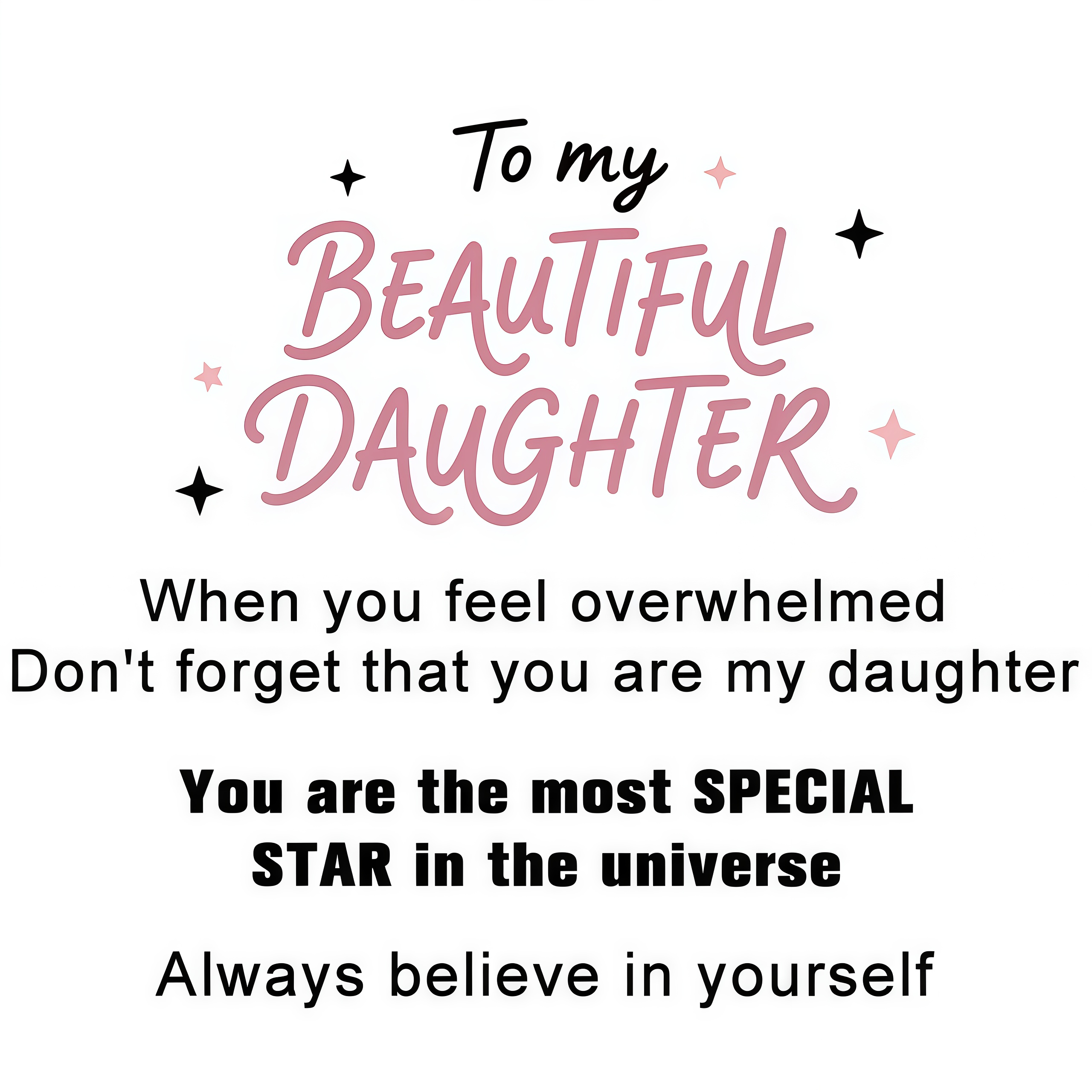 For Daughter- You Are The Most Special Star In My Universet Necklace