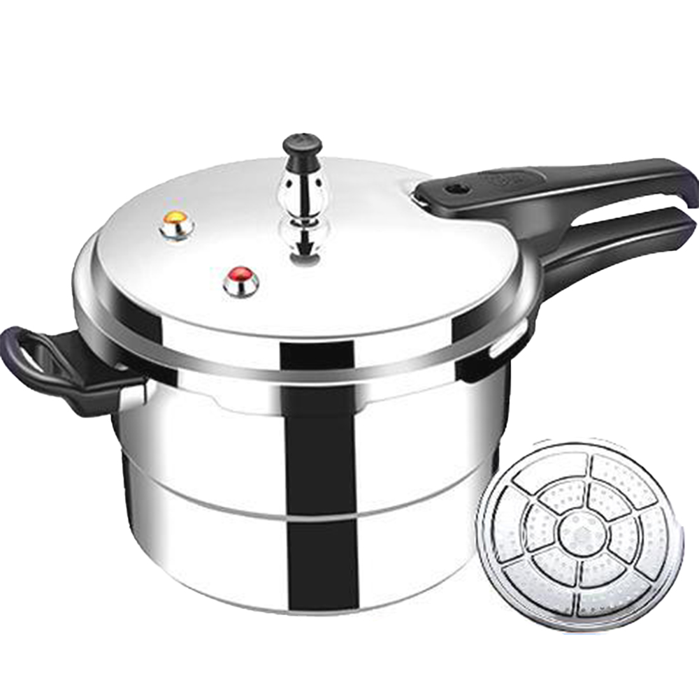 7L Stainless Steel Pressure Cooker - Gas Stove & Induction Cooker Safe
