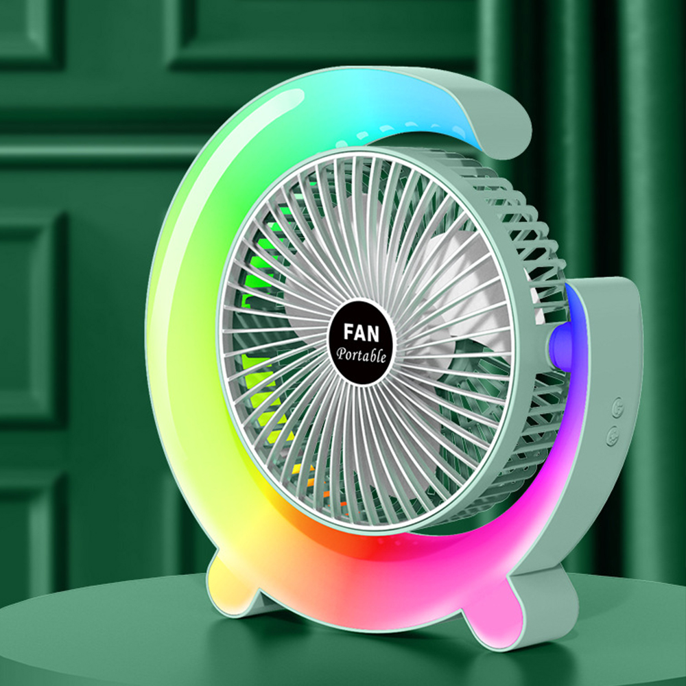Desktop USB Cooling Fan & LED Mood Light