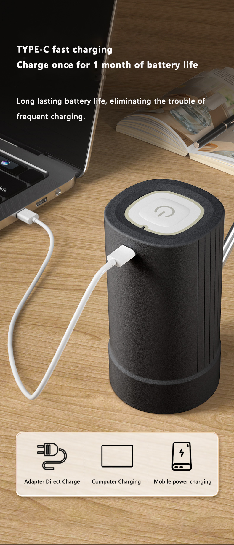 Portable Rechargeable Water Pump