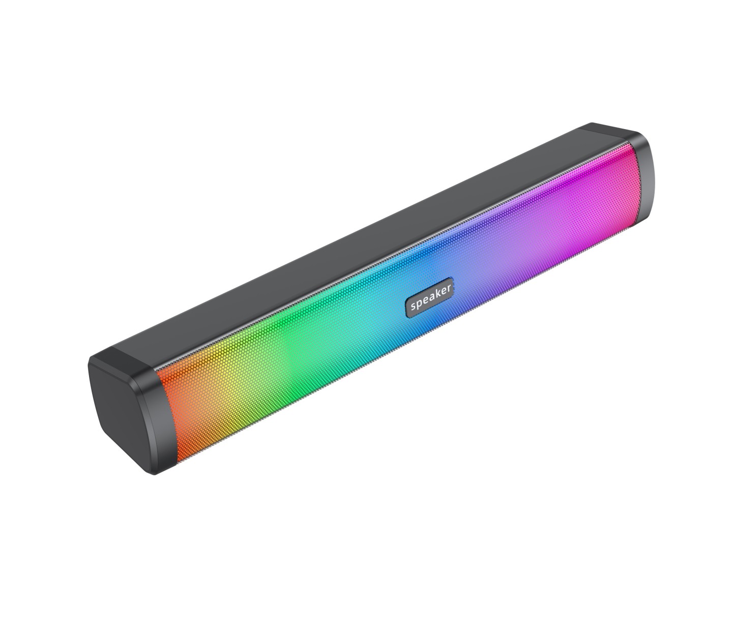 Bluetooth Soundbar Speaker Full-Panel Visual Pulse