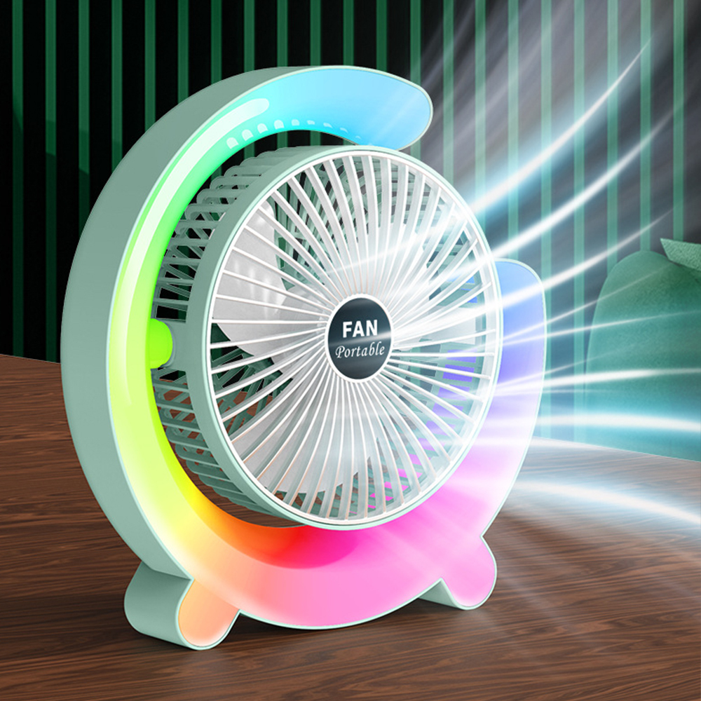 Desktop USB Cooling Fan & LED Mood Light