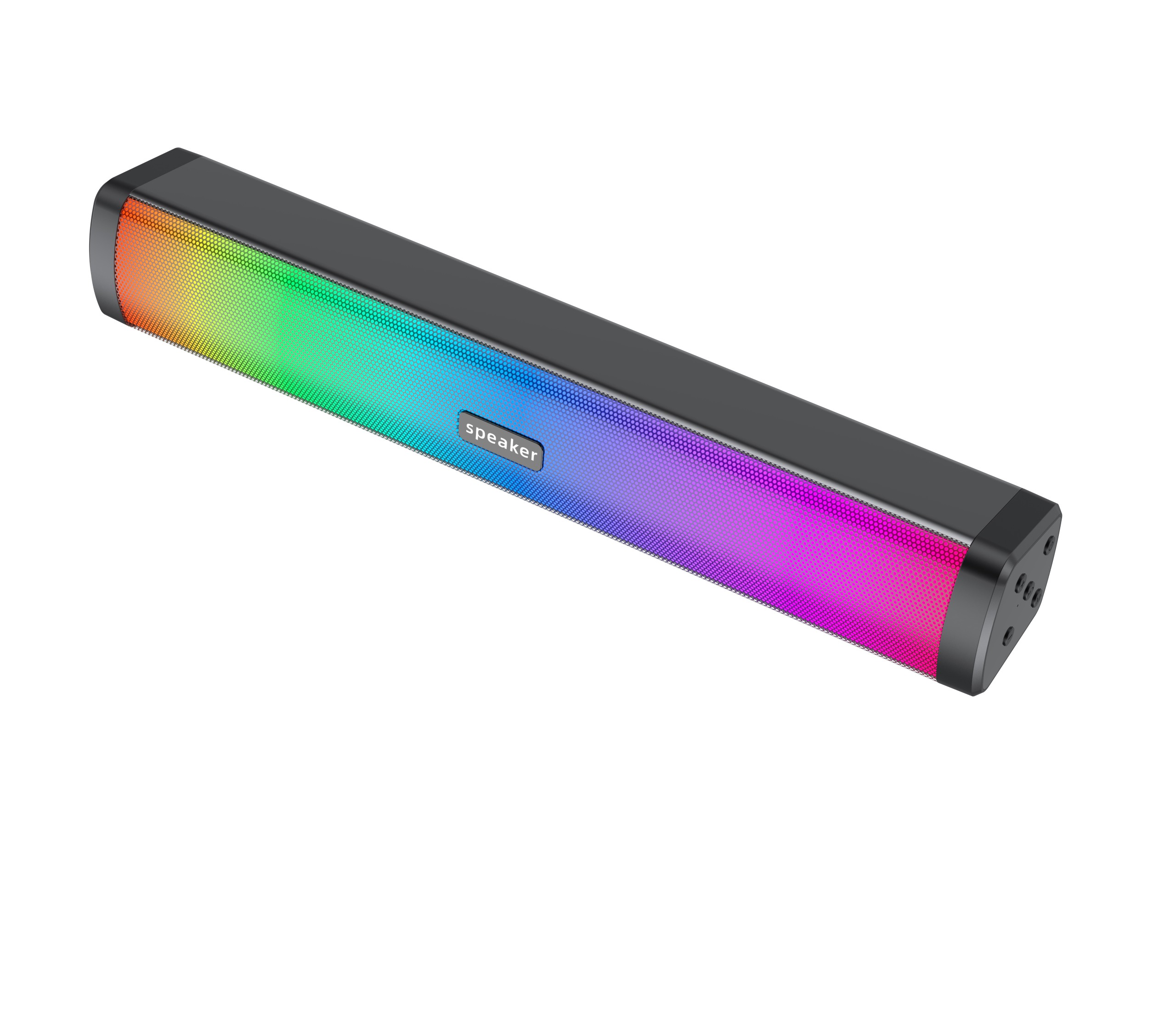 Bluetooth Soundbar Speaker Full-Panel Visual Pulse