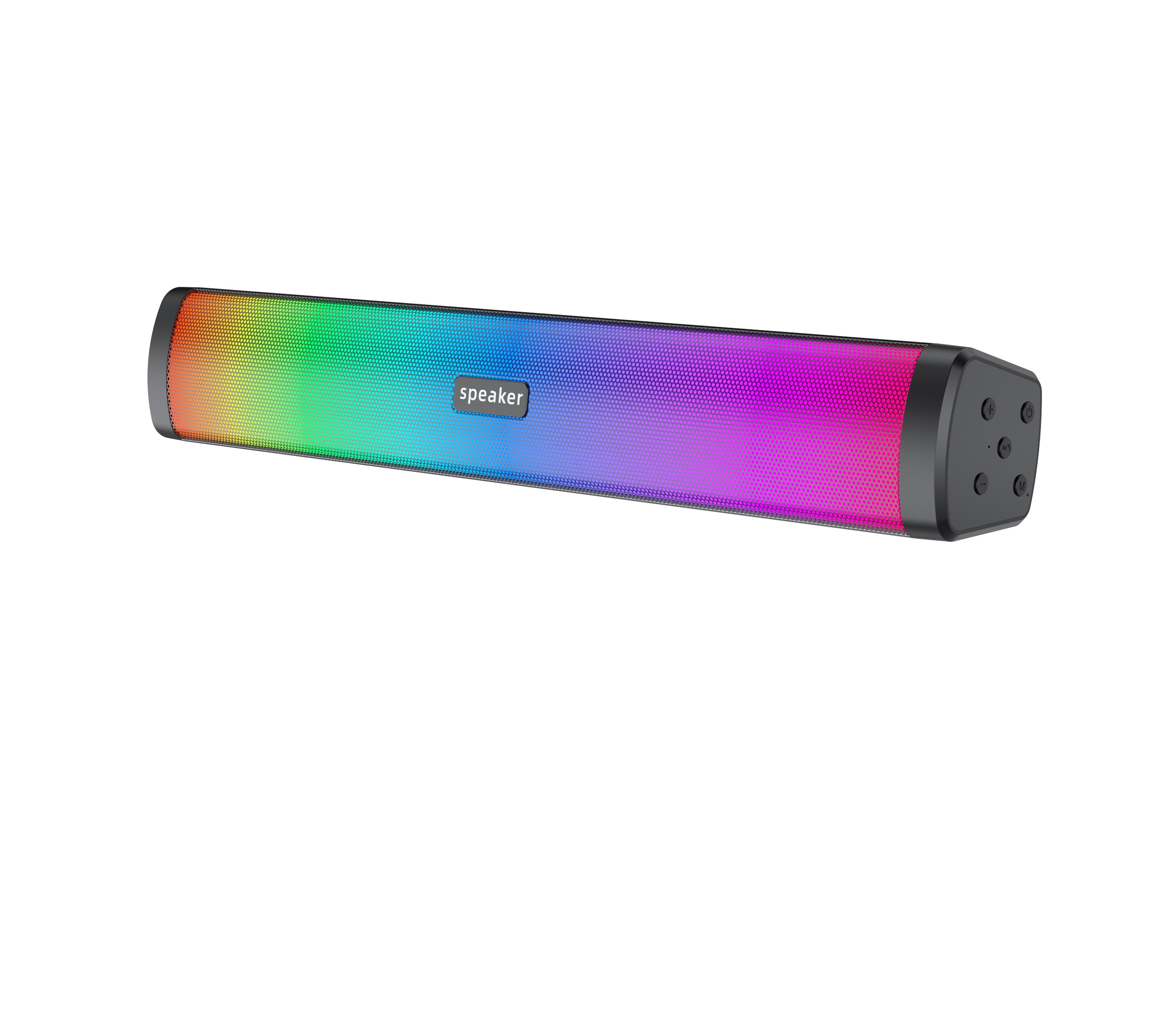 Bluetooth Soundbar Speaker Full-Panel Visual Pulse