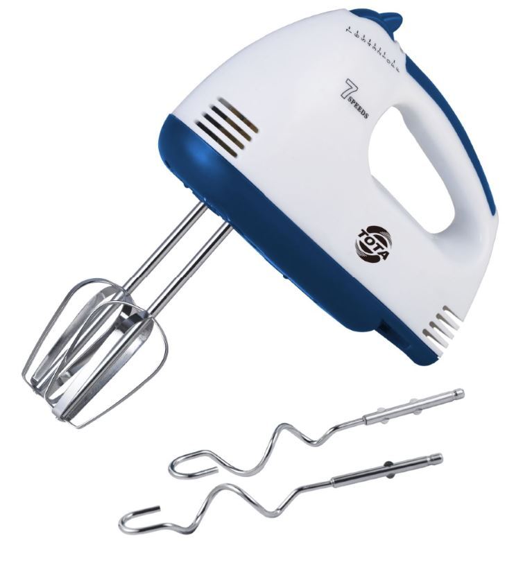 7-Speed Hand Mixer with 2 Attachment Sets